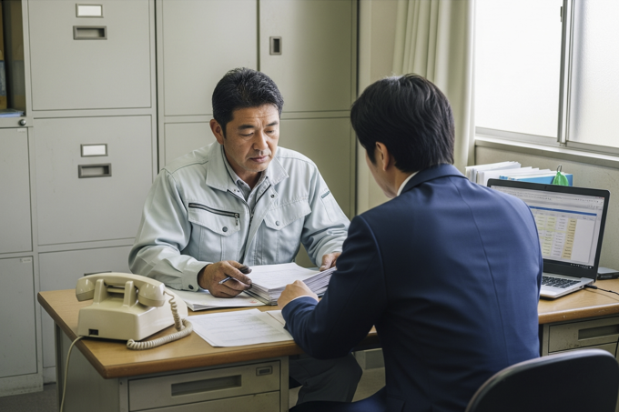 お客様に寄り添い丁寧に説明する行政書士