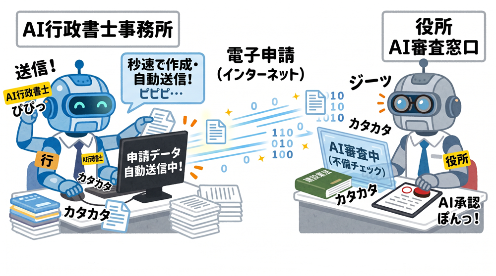 AIvsAIのイメージ 行政書士吉村法務事務所