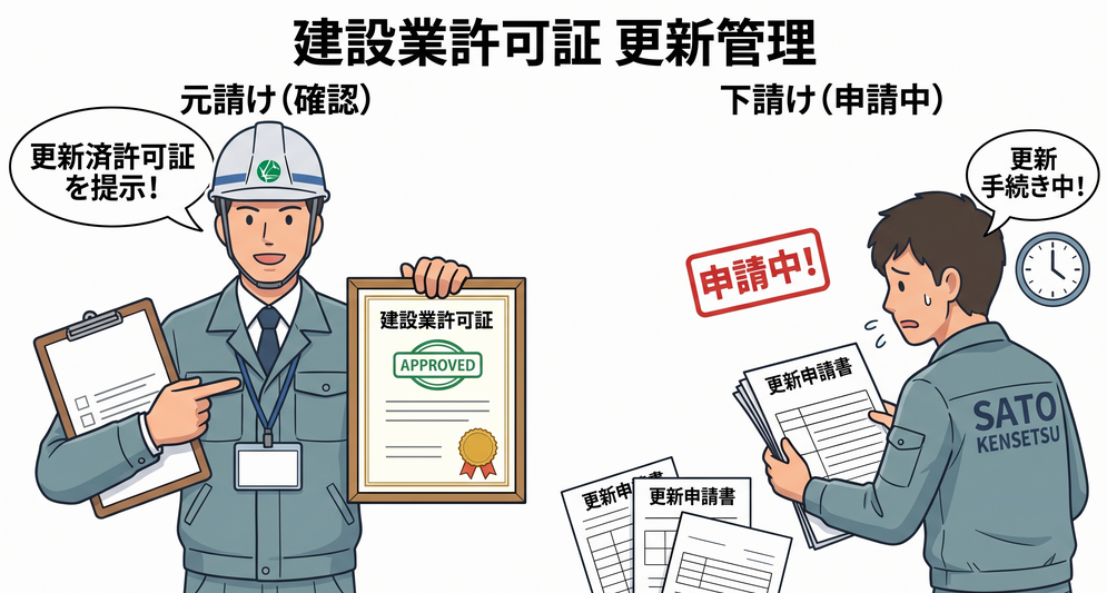 許可証提示のイメージ 行政書士吉村法務事務所