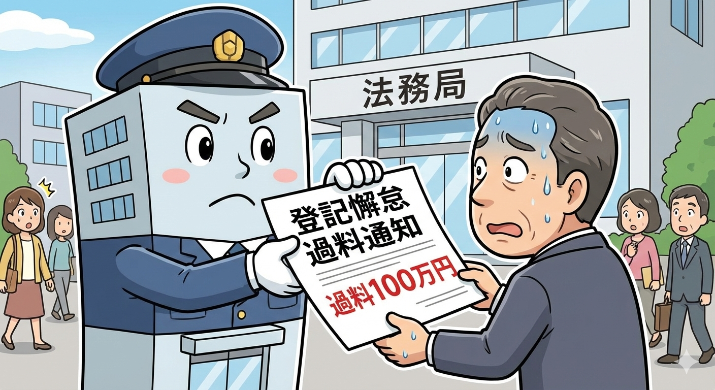 法務局から通知のイメージ 行政書士吉村法務事務所